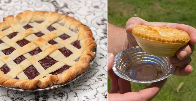 Brits are facing a possible pie shortage (stock images)