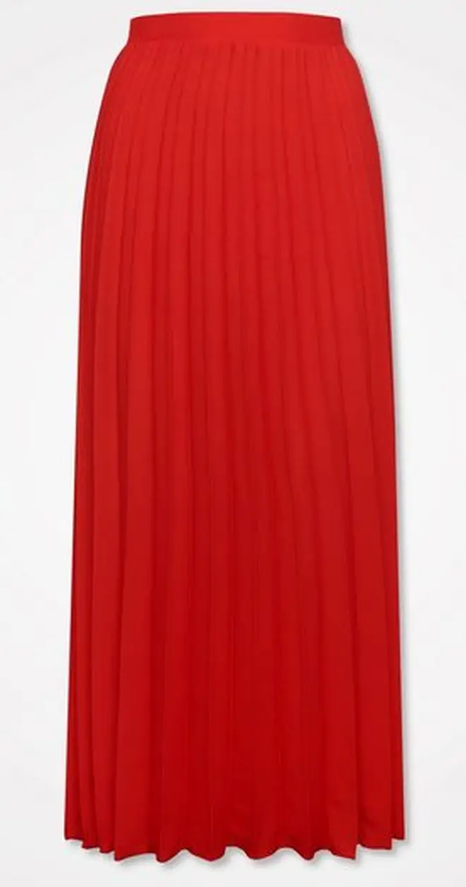 This red midi skirt by M&Co is just less than £20