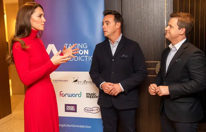 Ant McPartlin told Kate Middleton about the importance of seeking help when it comes to addiction