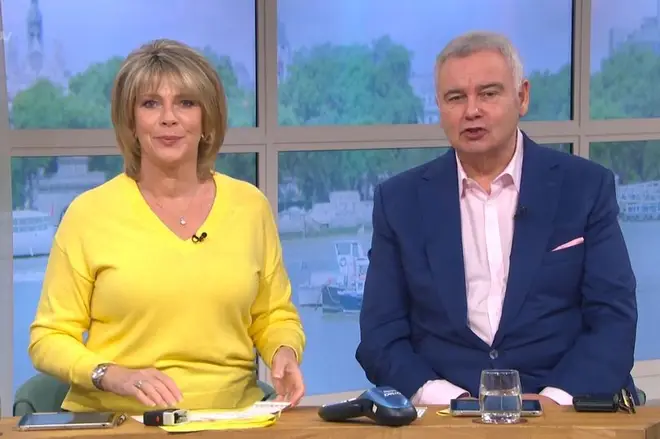 Eamonn Holmes and Ruth Langsford were demoted on This Morning