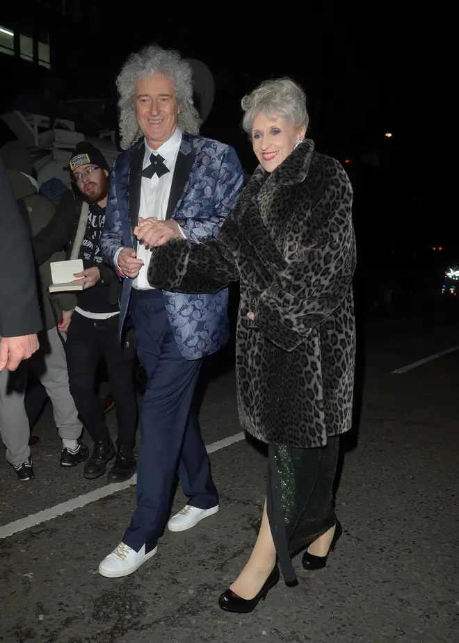 Brian May has been with Anita Dobson for 35 years