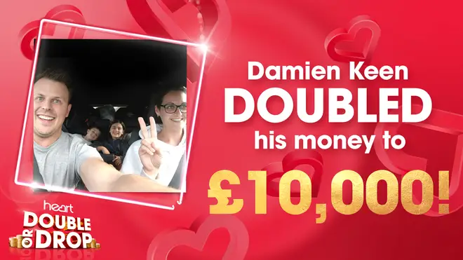 Damien Keen doubles his money to £10,000!