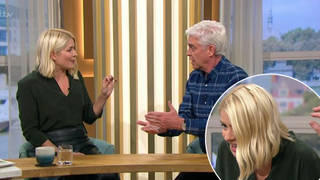 Holly Willoughby was left terrified when a spider fell in her hair