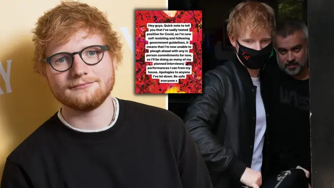 Ed Sheeran and his daughter have Covid-19 and are isolating together
