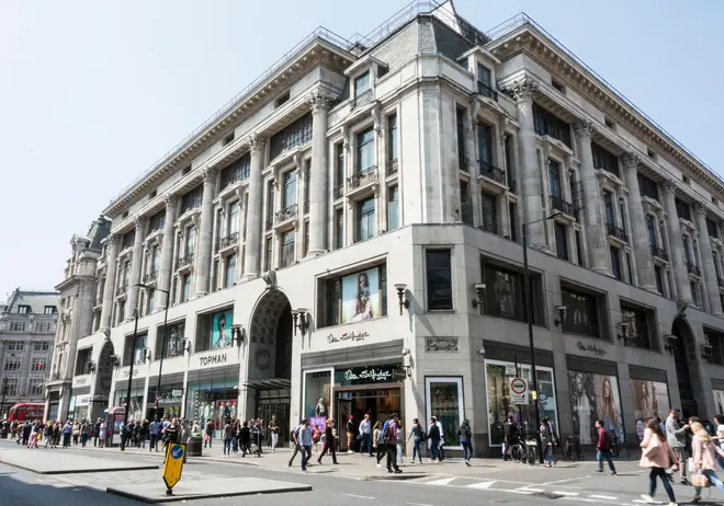 Topshop's flagship store was closed at the start of 2021