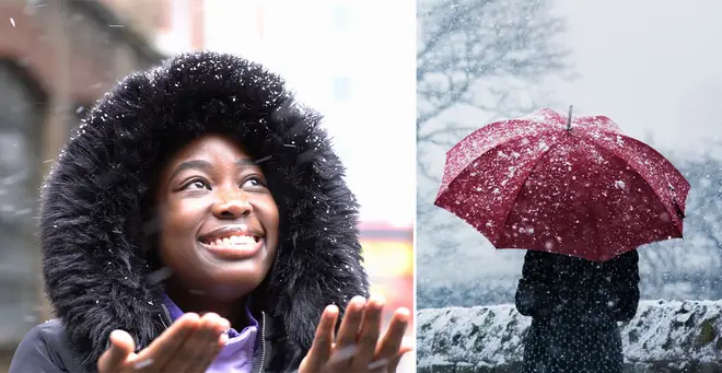Snow could arrive in parts of the UK in early November (stock image)