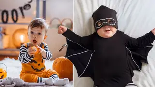 Spooky baby names are seeing a surge in popularity (stock images)