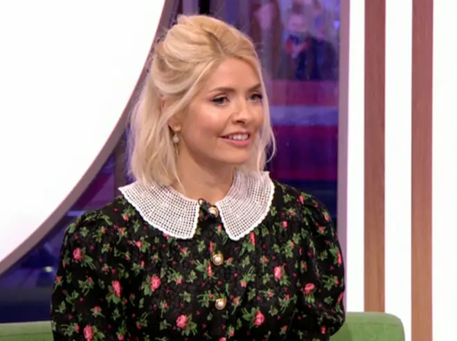 Holly was promoting her book on The One Show