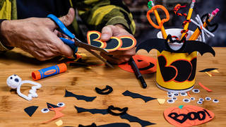 Get crafty with the kids for family-friendly Halloween fun