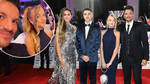 Peter Andre walked the red carpet with his kids