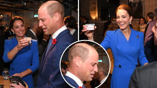 Prince William looked less than impressed at his wife's suggestion to eat one of the larvae