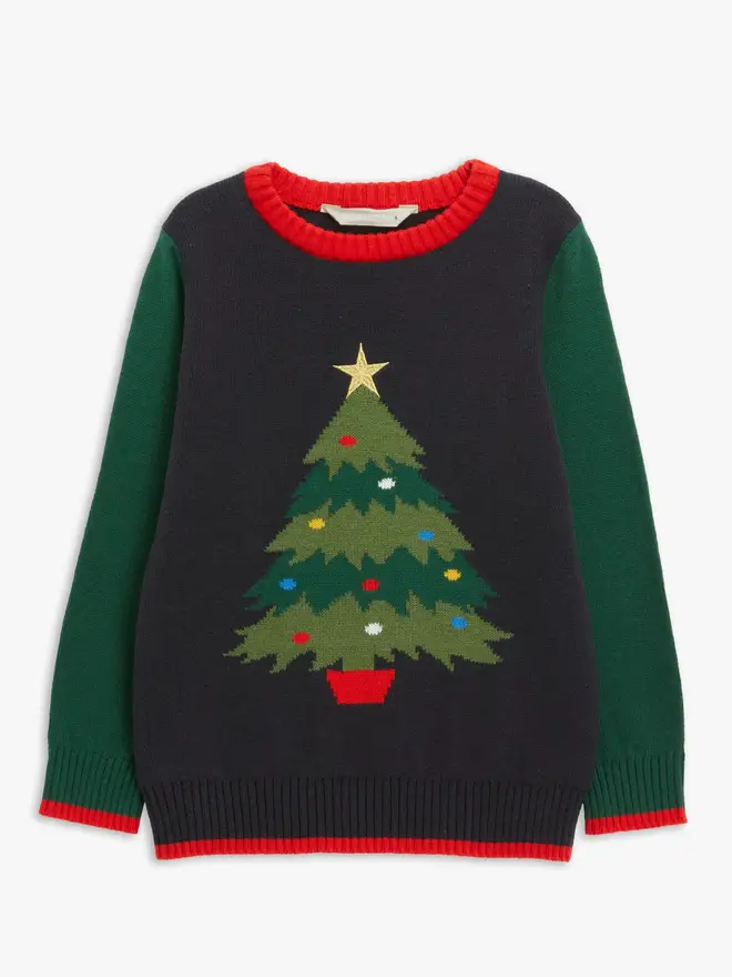 John Lewis is selling versions of the jumper in a kids version [pictured above] which is slightly different to the adult version