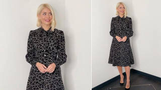 Holly Willoughby is wearing a stunning dress on This Morning