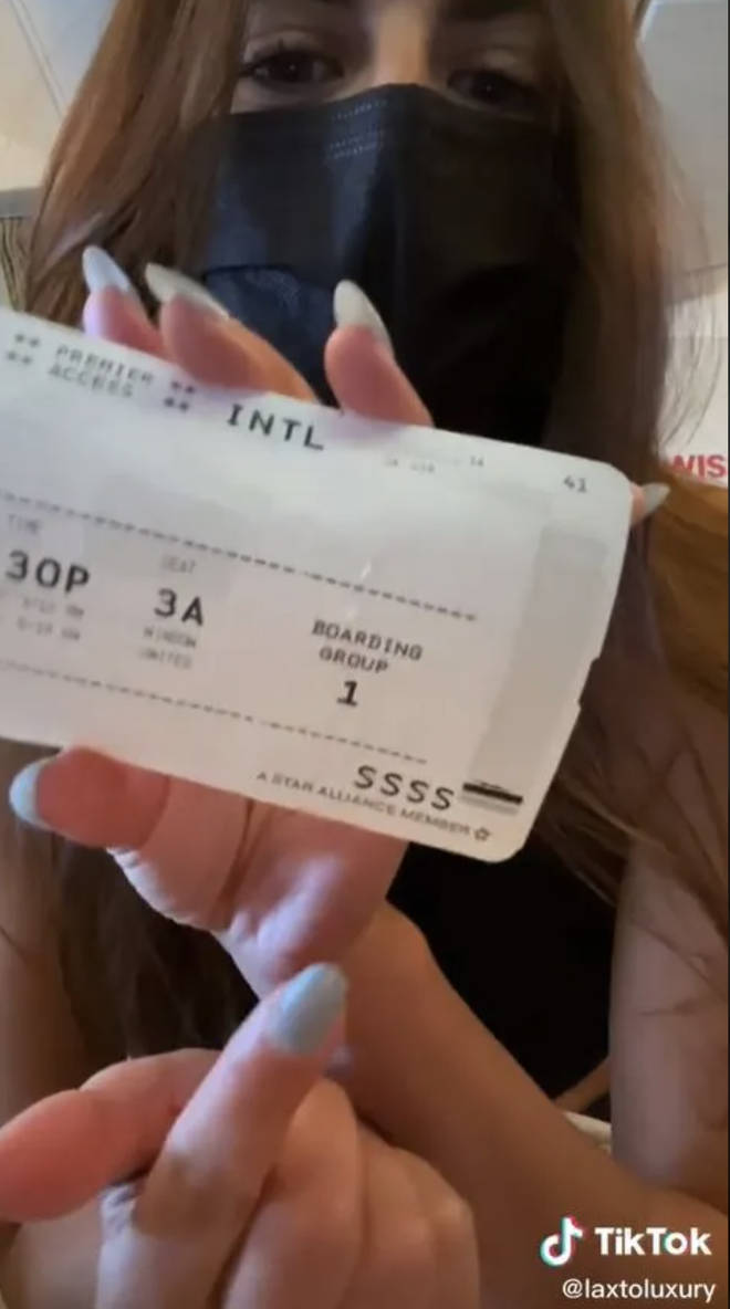 Michelle revealed that some boarding passes contain the letters SSSS
