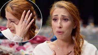 Stacey Solomon broke down in tears on her new show