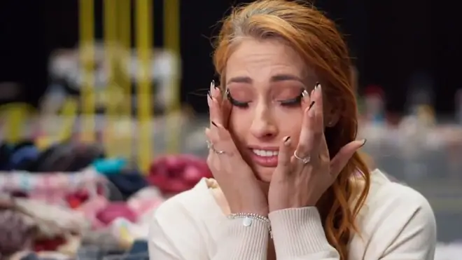 Stacey Solomon broke down in tears on Sort Your Life Out