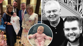 Eamonn Holmes looked so proud to be with his son and new granddaughter