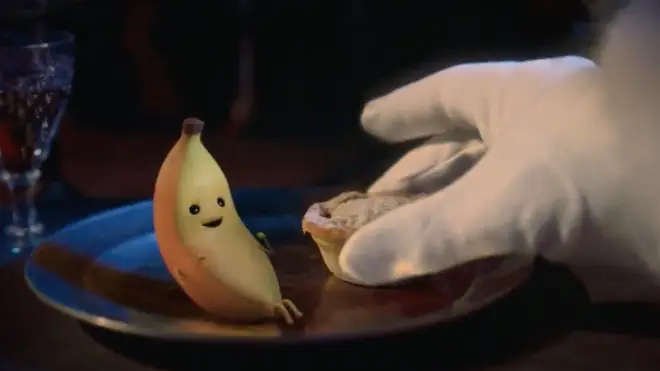 Ebanana Scrooge looks to be the new star of the Aldi Christmas advert