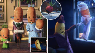 Kevin the Carrot is back with a new friend, Ebanana Scrooge, for the 2021 Aldi Christmas advert