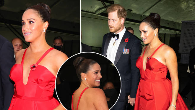 Meghan Markle stuns on red in York as she praises Prince Harry - Heart