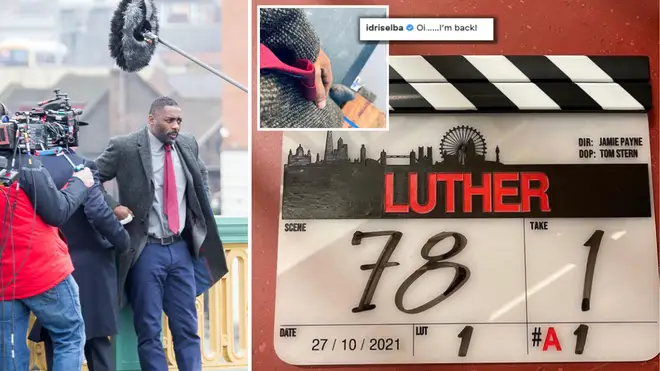 Idris Elba has confirmed the film adaptation of Luther has started filming