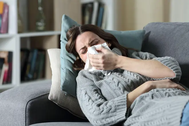 You could be less likely to catch coronavirus if you have just had a common cold