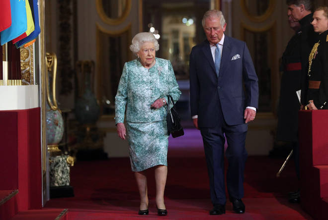 Prince Charles reassured the public the Queen was 'all right'