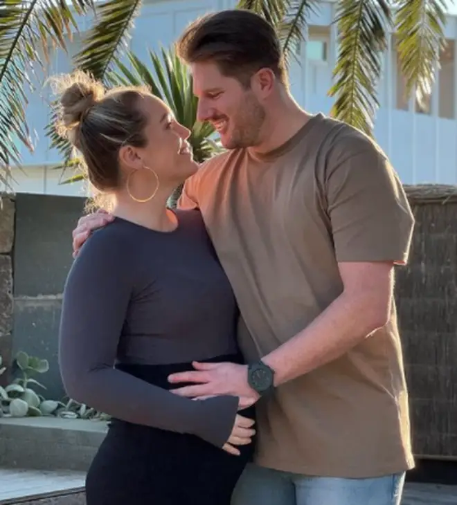 Melissa and Bryce welcomed twins last month