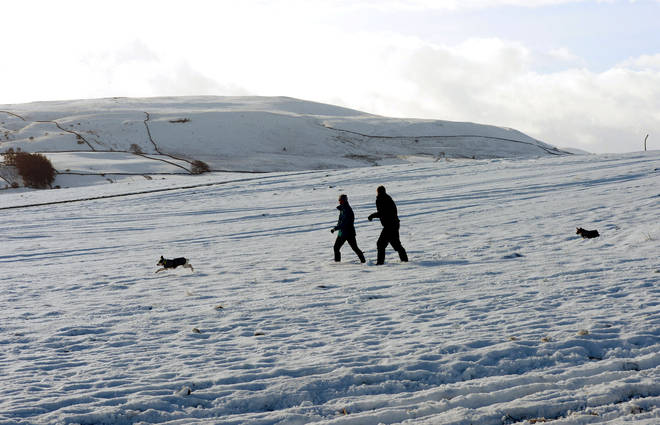 Significant snowfall is expected on The Pennines