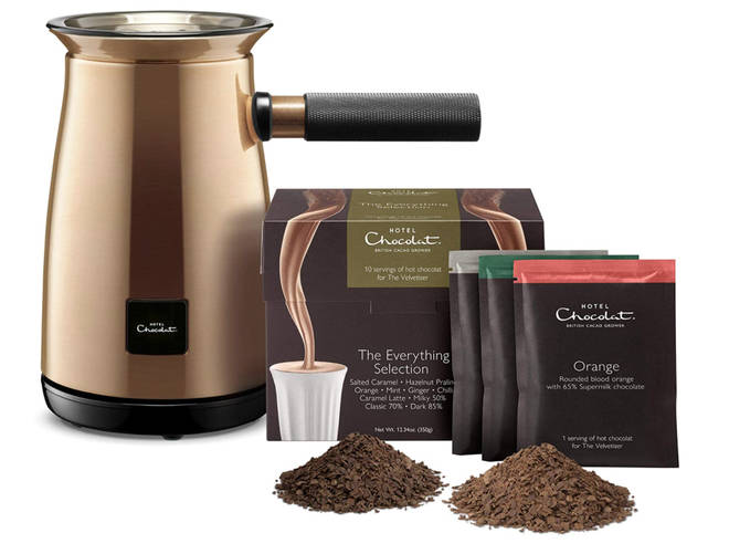 The Hotel Chocolat Velvetiser makes the best hot chocolates, perfect for a cold evening treat
