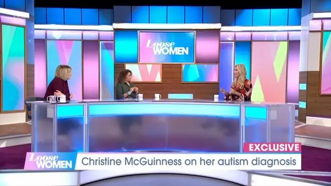 Christine appeared on Loose Women yesterday
