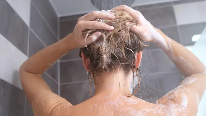 You should actually condition your hair before shampooing