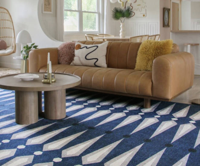 This stunning rug is from Ruggable's Jonathan Adler collection