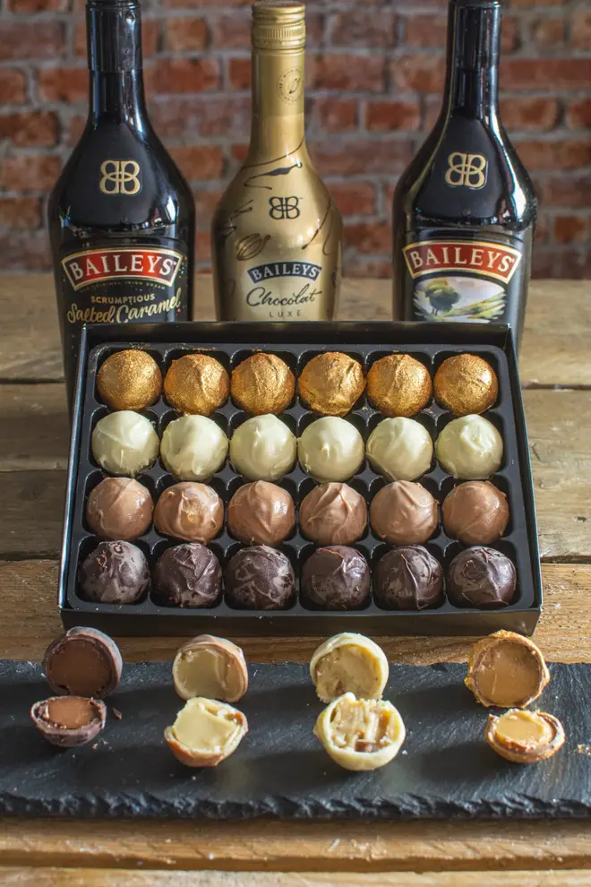 These boozy truffles can br frozen until Christmas