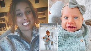 Stacey Solomon has shared a string of photos of baby Rose smiling