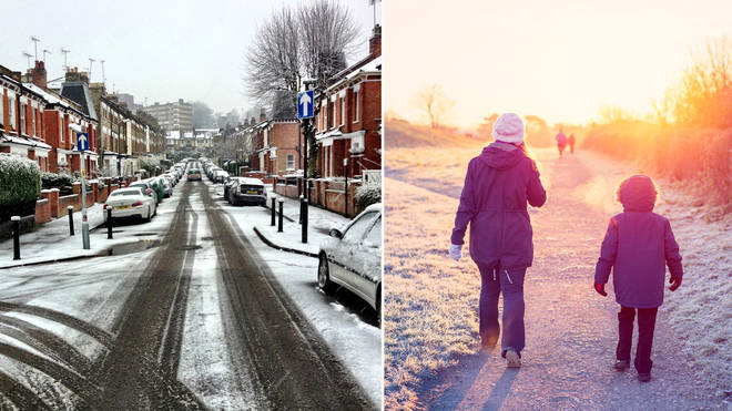 Snow could be heading for the UK this month
