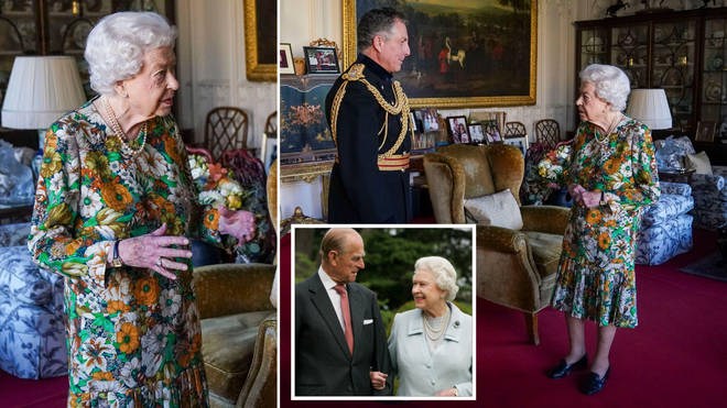 The Queen looked well as she met with General Nick Carter this week