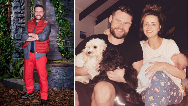 Danny Miller will be leaving his partner and their newborn baby at home as he heads into the castle in North Wales