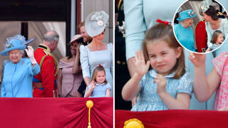 Princess Charlotte learnt how to wave the public by watching her great-grandmother