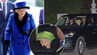 The queen attended two royal christenings this weekend