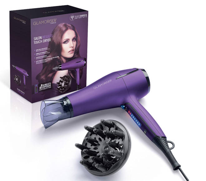 Glamoriser Salon Results Ionic Touch Control Hair Dryer, now with 38% off