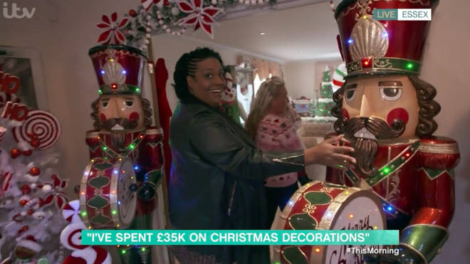 Joanne has defended her decision to spend so much on Christmas decorations