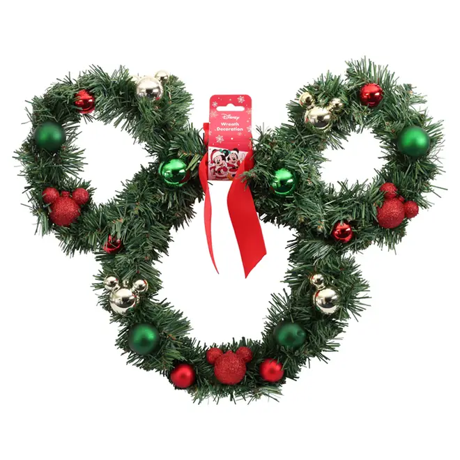 This Disney wreath is so cute and festive