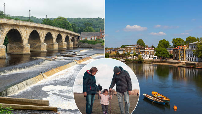 Hexham has been named the happiest place to live in the UK