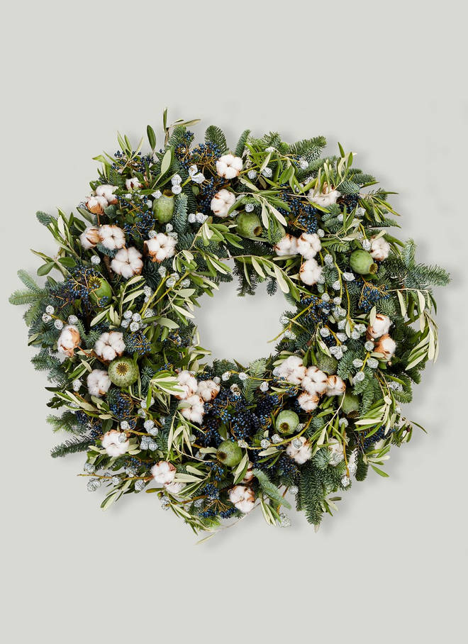 This beautiful wreath will last 4 - 6 weeks outside, or 2 - 3 indoors