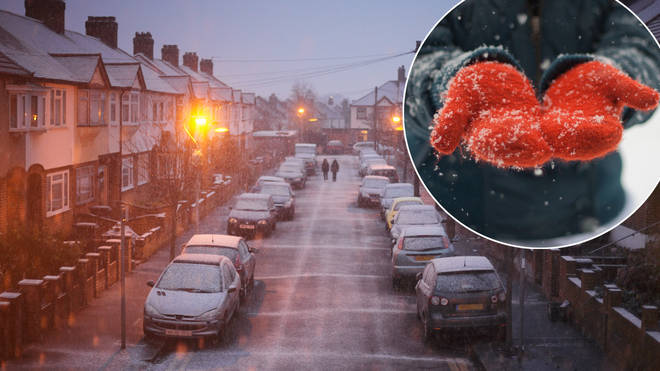 Snow is expected in the UK this weekend