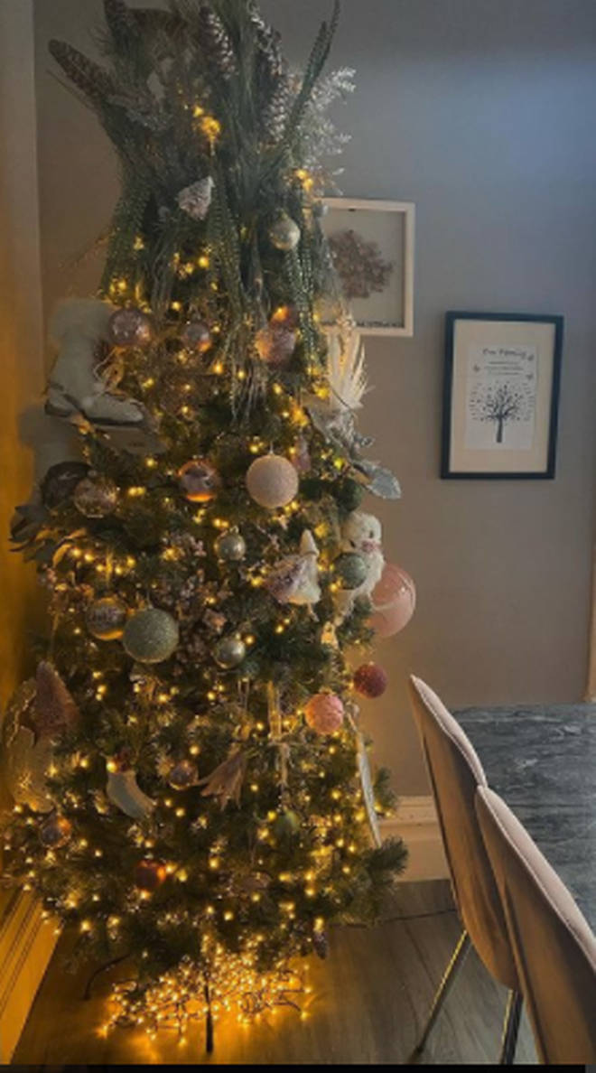 Sue Radford put up her first Christmas tree