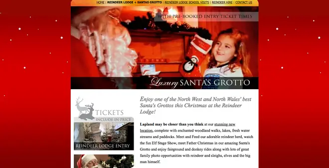 Reindeer Lodge's website made the attraction look like a dream for adults and kids