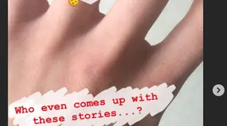 Kris uploaded a denial to his Instagram stories
