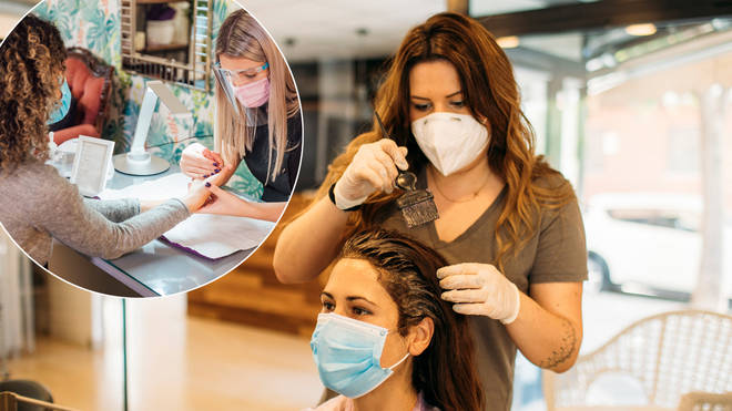 You must wear a mask in hairdressers now